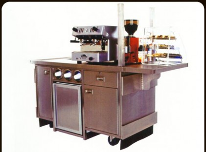 Small Coffee Market Cart (back)