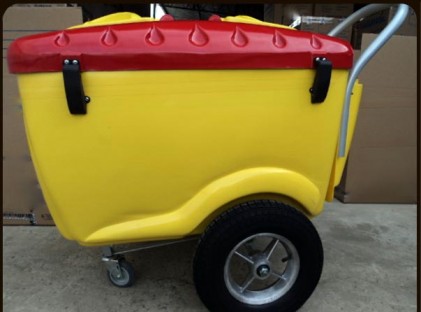 Push Style Ice Cream Cart