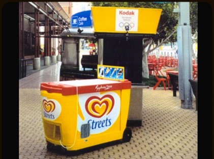 Ice Cream Cart :Streets : Sydney Olympics 2