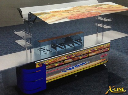 X-Line : Extra Large Hot Dog Cart