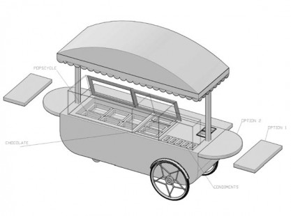 Popcycle Large Cart ISO Model