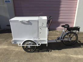 ICE CREAM BIKE ELECTRIC WITH BATTERY