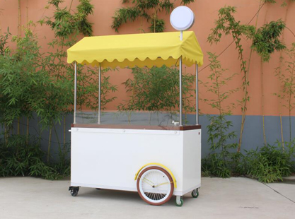 Timber Coffee Cart/Canopy