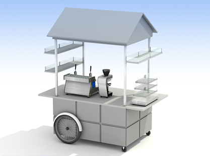 Medium Coffee Cart/Canopy