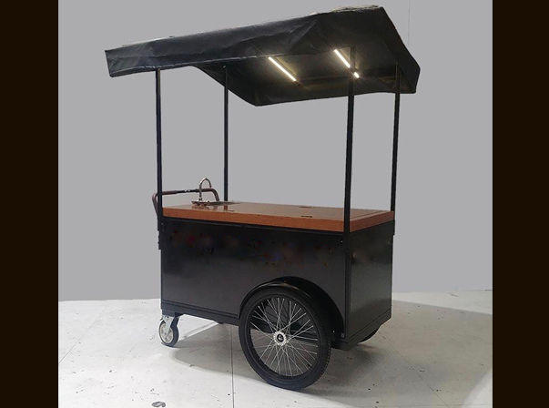 Battery/Ice Cream Push Cart & Canopy