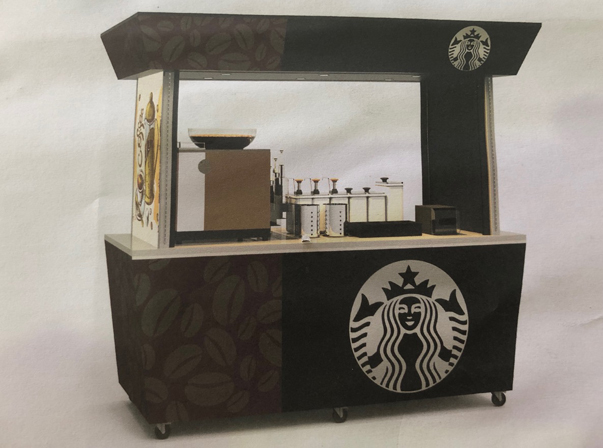 Starbucks Black Coffee Medium Cart