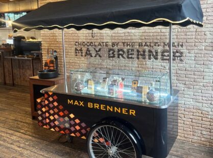 Max Brenner gelato cart