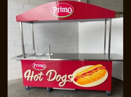 Primo Hot Dog Cart With Canopy
