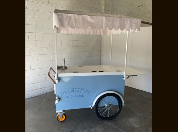 Push Battery Ice Cream Cart Anchorage